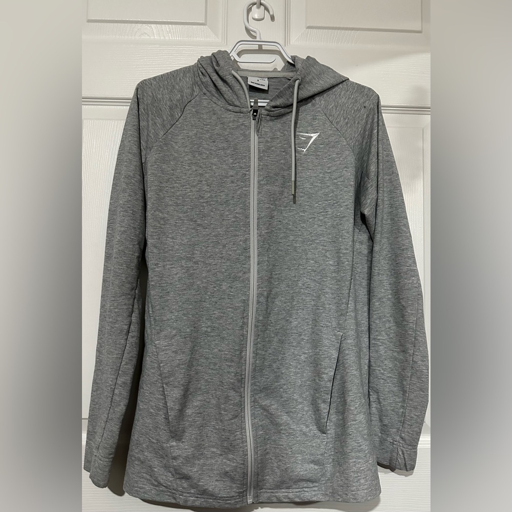 GYMSHARK Slim Fit Zip Up Hoodie
